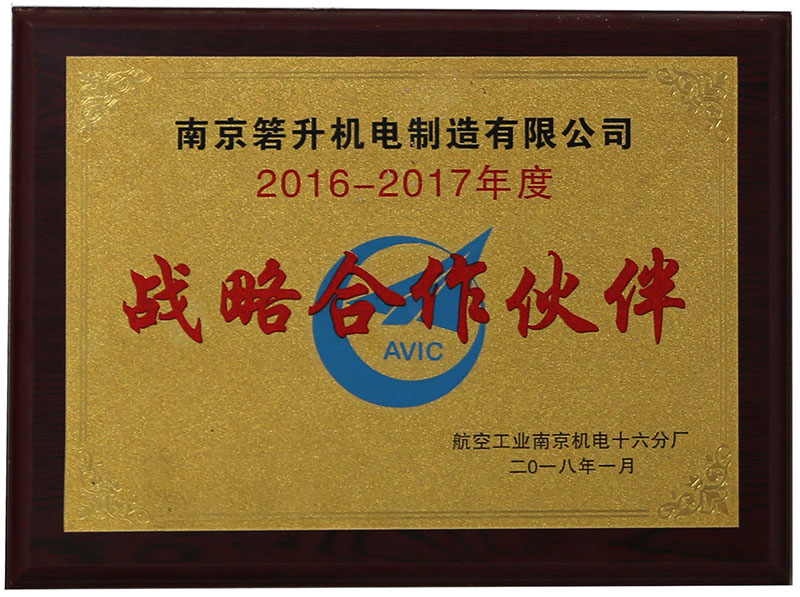 戰(zhàn)略合作伙伴